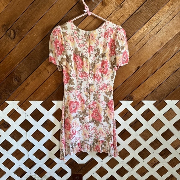Reformation Beesley floral mini dress in Farrah size 8 - Picture 7 of 16